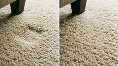 Mattoon jääneet painaumat katoavat kuin taikaiskusta: edullinen tapa korjata lattiapäällyste