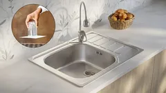 Kun lähden kotoa, laitan aina lasin ja paperin pesualtaan päälle. Silloin voin olla varma, että kaikki on kunnossa.