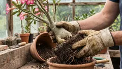 Miksi adeniumit on ajoittain otettava ruukusta pois? 5 merkkiä ja selkeät ohjeet.