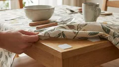 Pöytäliina ei enää liu'u pöydältä: nopea ratkaisu ikävään ongelmaan